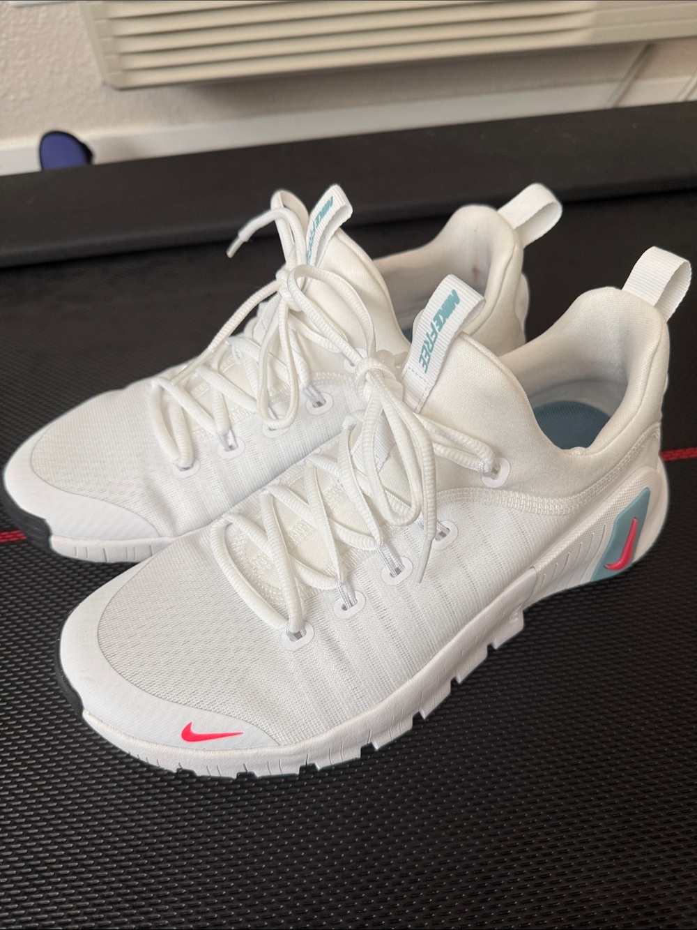 Nike Free White Metcon 6 Women's Athletic Shoes.